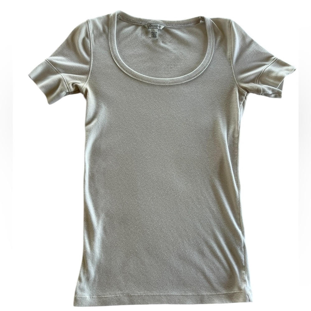 Aeropostale Vintage Cream Short Sleeve Top